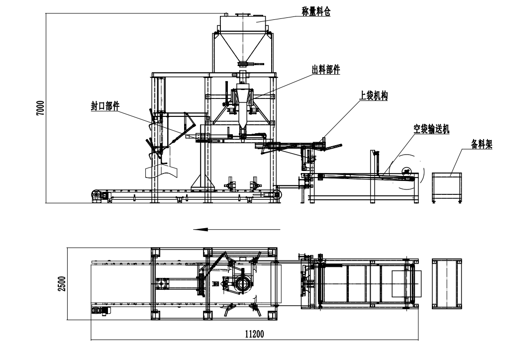全自動噸袋包裝秤，全自動噸袋包裝機(jī)，全自動大袋包裝秤